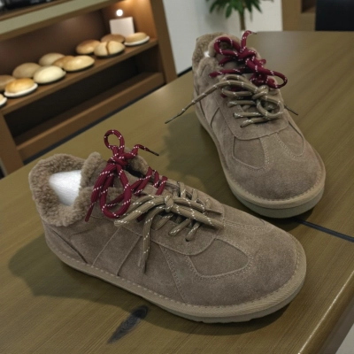 Кроссовки женские зимние натуральная замша коричневые M2301-5P Кроссовки женские зимние натуральная замша коричневые M2301-5P