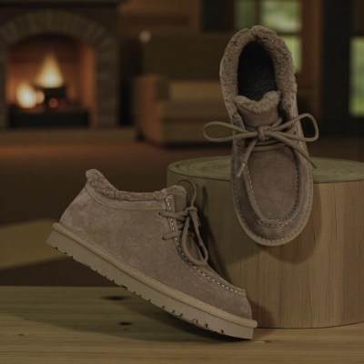 Полуботинки женские зимние натуральная замша коричневые M2305-5P Полуботинки женские зимние натуральная замша коричневые M2305-5P