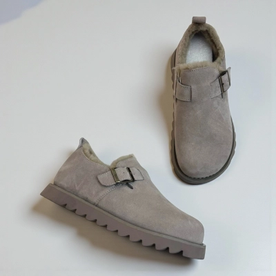 Полуботинки женские зимние натуральная замша капучино M2202-7P Полуботинки женские зимние натуральная замша капучино M2202-7P