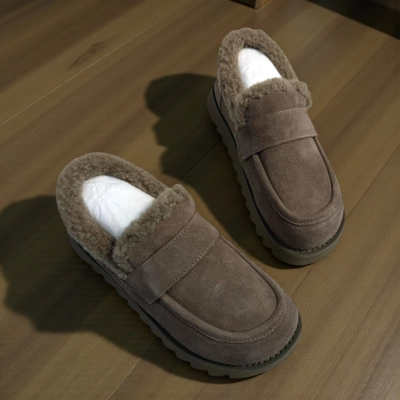 Полуботинки женские зимние натуральная замша коричневые M2203-3P Полуботинки женские зимние натуральная замша коричневые M2203-3P