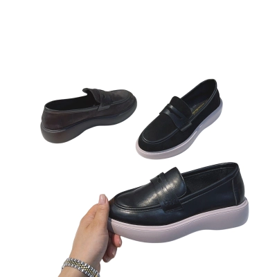 Лоферы женские MOMOTARI комфорт искусственная кожа черные BF110 Лоферы женские MOMOTARI комфорт искусственная кожа черные BF110