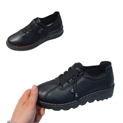 Туфли женские MOMOTARI комфорт искусственная кожа черные BK312 Туфли женские MOMOTARI комфорт искусственная кожа черные BK312