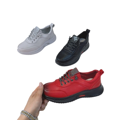 Кроссовки женские MOMOTARI искусственная кожа BK379 Кроссовки женские MOMOTARI искусственная кожа BK379