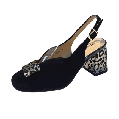 Туфли женские летние MOMOTARI натуральная замша черные P-AT73 Туфли женские летние MOMOTARI натуральная замша черные P-AT73