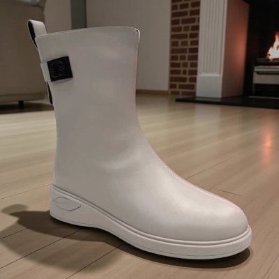 Ботинки женские зимние PINDIAN прессованная кожа бежевые 11102 Ботинки женские зимние PINDIAN прессованная кожа бежевые 11102