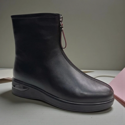 Ботинки женские зимние PINDIAN прессованная кожа черные 11105 Ботинки женские зимние PINDIAN прессованная кожа черные 11105