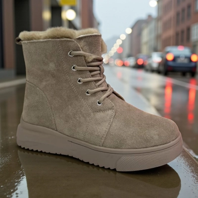 Ботинки женские зимние PINDIAN натуральная замша коричневые 11133 Ботинки женские зимние PINDIAN натуральная замша коричневые 11133