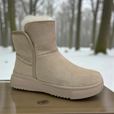 Ботинки женские зимние PINDIAN натуральная замша бежевые 11136 Ботинки женские зимние PINDIAN натуральная замша бежевые 11136