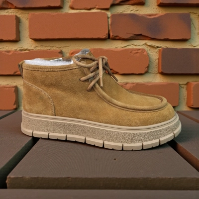 Ботинки женские зимние натуральная замша коричневые 11150 Ботинки женские зимние натуральная замша коричневые 11150