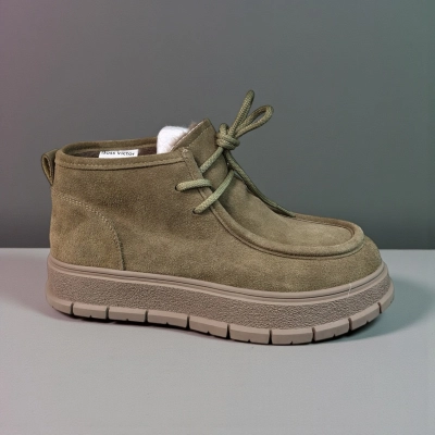 Ботинки женские зимние натуральная замша хаки 11153 Ботинки женские зимние натуральная замша хаки 11153