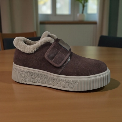 Ботинки женские зимние натуральная замша шоколадные 11154 Ботинки женские зимние натуральная замша шоколадные 11154