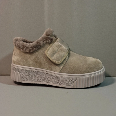 Ботинки женские зимние натуральная замша хаки 11156 Ботинки женские зимние натуральная замша хаки 11156