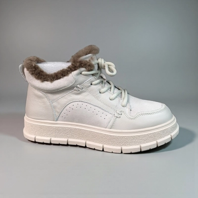 Ботинки женские зимние натуральная кожа капучино 11178 Ботинки женские зимние натуральная кожа капучино 11178