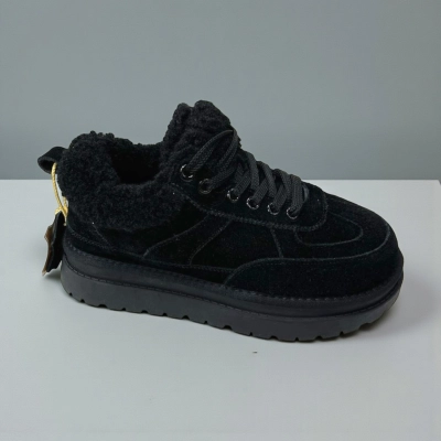 Кроссовки женские зимние натуральная замша черные M9201-1 Кроссовки женские зимние натуральная замша черные M9201-1