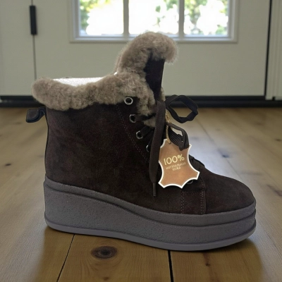 Ботинки женские зимние натуральная замша черные M8031-4 Ботинки женские зимние натуральная замша черные M8031-4