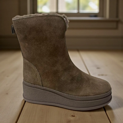 Ботинки женские зимние натуральная замша коричневые M8029-3 Ботинки женские зимние натуральная замша коричневые M8029-3