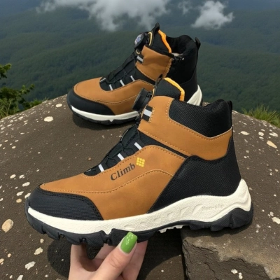 Ботинки детские на зиму искусственная кожа коричневые A7731-6 Ботинки детские на зиму искусственная кожа коричневые A7731-6