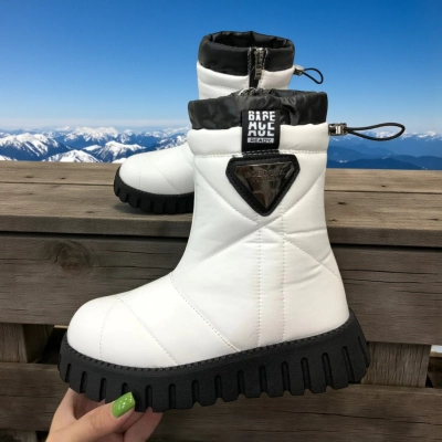 Дутики детские на зиму текстильные белые A5017-18 Дутики детские на зиму текстильные белые A5017-18