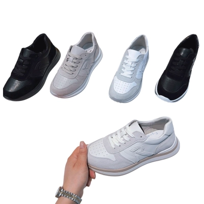 Кроссовки женские MOMOTARI спорт натуральная кожа LQ117 Кроссовки женские MOMOTARI спорт натуральная кожа LQ117