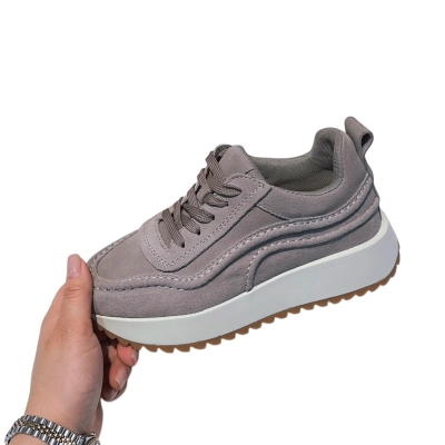 Кроссовки женские MOMOTARI натуральная замша капучино LQ57 Кроссовки женские MOMOTARI натуральная замша капучино LQ57