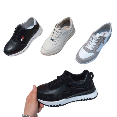 Кроссовки женские MOMOTARI спорт натуральная кожа LQ60 Кроссовки женские MOMOTARI спорт натуральная кожа LQ60