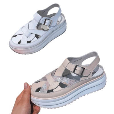 Сандалии женские лето MOMOTARI комфорт натуральная кожа LQ109 Сандалии женские лето MOMOTARI комфорт натуральная кожа LQ109