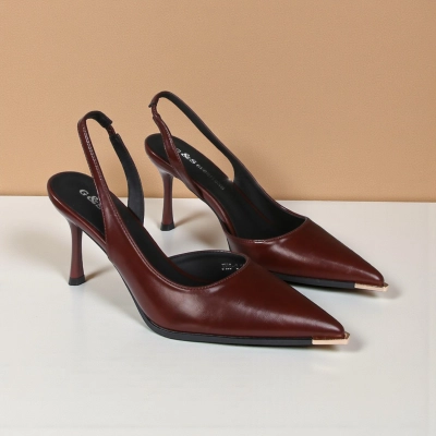 Туфли женские летние GUOQISONG G&S искусственная кожа шоколадные JH5-3 Туфли женские летние GUOQISONG G&S искусственная кожа шоколадные JH5-3