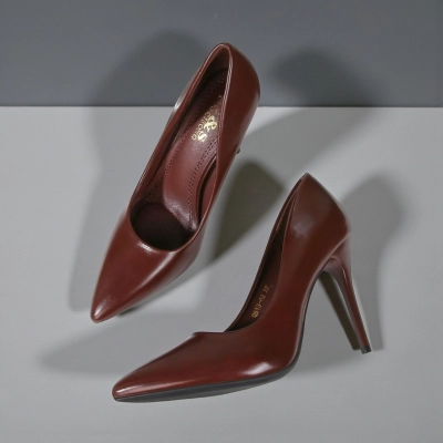 Туфли женские лодочки GUOQISONG G&S искусственная кожа шоколадные QS13-62 Туфли женские лодочки GUOQISONG G&S искусственная кожа шоколадные QS13-62