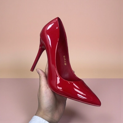 Туфли женские лодочки GUOQISONG G&S искусственная лак кожа красные 11628 Туфли женские лодочки GUOQISONG G&S искусственная лак кожа красные 11628