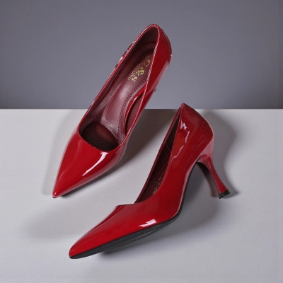 Туфли женские лодочки GUOQISONG G&S искусственная кожа бордовые QS7-12 Туфли женские лодочки GUOQISONG G&S искусственная кожа бордовые QS7-12