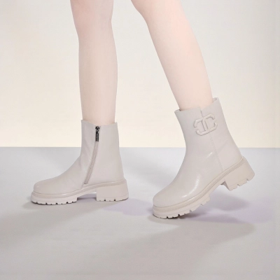 Полусапоги женски зимние натуральная кожа капучино W77-2 Полусапоги женски зимние натуральная кожа капучино W77-2