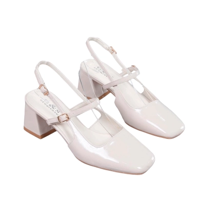 Туфли женские летние GUOQISONG G&S искусственная лак кожа бежевые 4903 Туфли женские летние GUOQISONG G&S искусственная лак кожа бежевые 4903