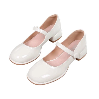 Туфли женские GUOQISONG G&S искусственная лак кожа бежевые 985-2 Туфли женские GUOQISONG G&S искусственная лак кожа бежевые 985-2