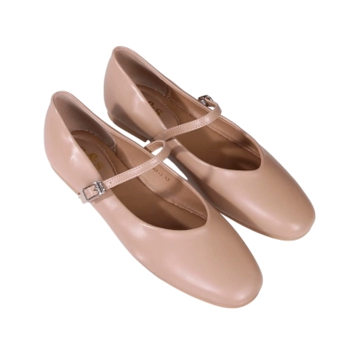 Балетки женские на лето GUOQISONG G&S искусственная кожа какао MQ57-6 Балетки женские на лето GUOQISONG G&S искусственная кожа какао MQ57-6