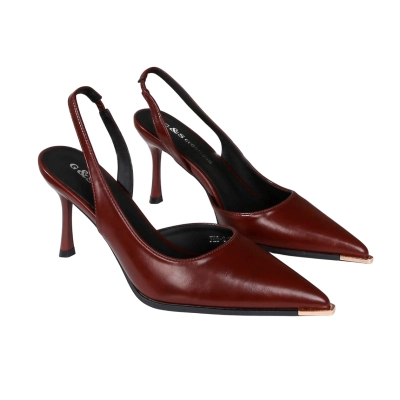 Туфли женские на лето GUOQISONG G&S искусственная кожа шоколадные JH5-3 Туфли женские на лето GUOQISONG G&S искусственная кожа шоколадные JH5-3