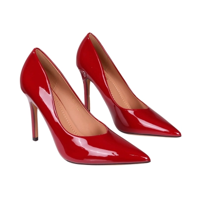 Туфли женские лодочки GUOQISONG G&S искусственная лак кожа марсала JH5-6 Туфли женские лодочки GUOQISONG G&S искусственная лак кожа марсала JH5-6