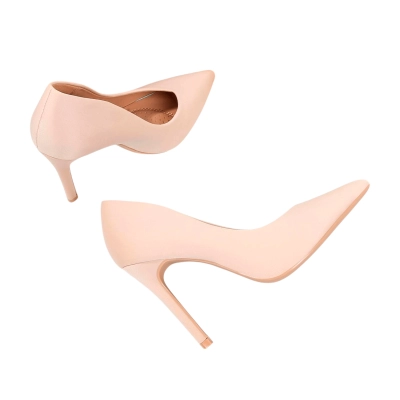 Туфли женские лодочки GUOQISONG G&S искусственная замша бежевые QS23-7 Туфли женские лодочки GUOQISONG G&S искусственная замша бежевые QS23-7