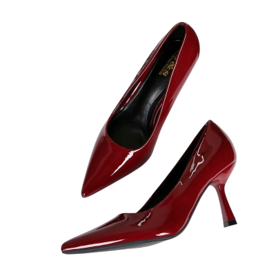 Туфли женские лодочки GUOQISONG G&S искусственная лак кожа марсала GXL9-25 Туфли женские лодочки GUOQISONG G&S искусственная лак кожа марсала GXL9-25