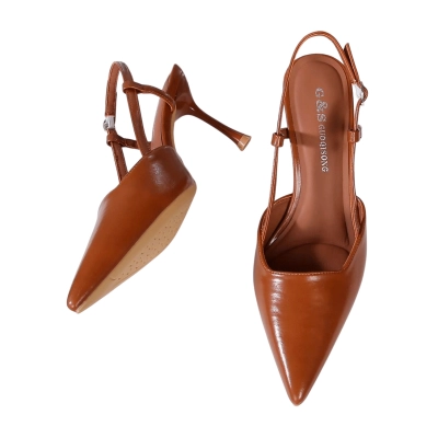 Туфли женские на лето GUOQISONG G&S искусственная кожа коричневые G20-5 Туфли женские на лето GUOQISONG G&S искусственная кожа коричневые G20-5