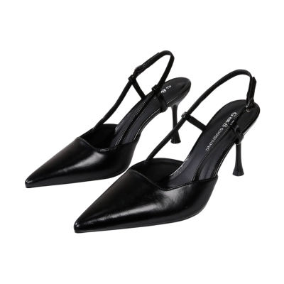 Туфли женские на лето GUOQISONG G&S искусственная кожа черные G20-1 Туфли женские на лето GUOQISONG G&S искусственная кожа черные G20-1