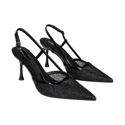 Туфли женские на лето GUOQISONG G&S искусственная кожа сетка черные G21-1 Туфли женские на лето GUOQISONG G&S искусственная кожа сетка черные G21-1