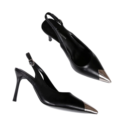 Туфли женские на лето GUOQISONG G&S искусственная кожа черные 5018 Туфли женские на лето GUOQISONG G&S искусственная кожа черные 5018