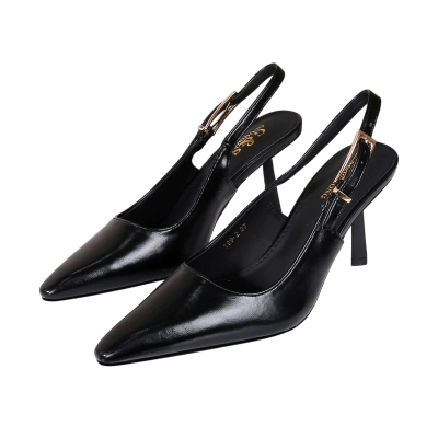 Туфли женские на лето GUOQISONG G&S искусственная кожа черные 199-2 Туфли женские на лето GUOQISONG G&S искусственная кожа черные 199-2