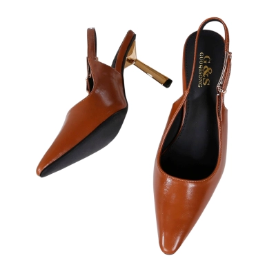 Туфли женские на лето GUOQISONG G&S искусственная кожа коричневые 199-5 Туфли женские на лето GUOQISONG G&S искусственная кожа коричневые 199-5