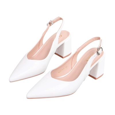 Туфли женские на лето GUOQISONG G&S искусственная кожа белые MS553-5 Туфли женские на лето GUOQISONG G&S искусственная кожа белые MS553-5