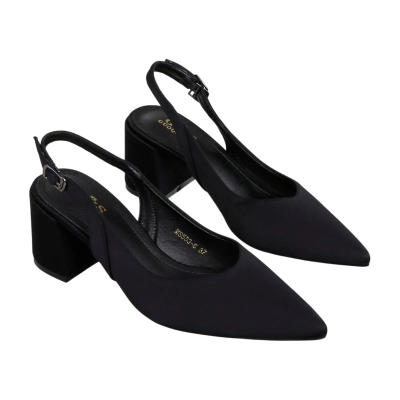 Туфли женские на лето GUOQISONG G&S искусственная замша черные MS553-6 Туфли женские на лето GUOQISONG G&S искусственная замша черные MS553-6