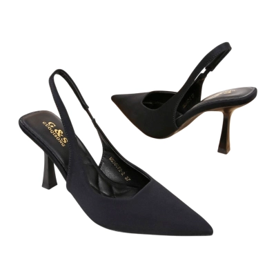 Туфли женские на лето GUOQISONG G&S искусственная замша черные MS36072-2 Туфли женские на лето GUOQISONG G&S искусственная замша черные MS36072-2