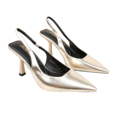 Туфли женские на лето GUOQISONG G&S искусственная кожа золотистые MS36072-14 Туфли женские на лето GUOQISONG G&S искусственная кожа золотистые MS36072-14