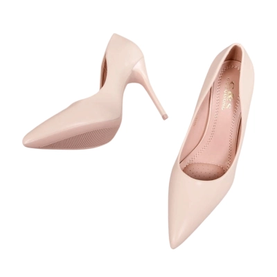 Туфли женские лодочки GUOQISONG G&S искусственная кожа бежевые 5054 Туфли женские лодочки GUOQISONG G&S искусственная кожа бежевые 5054