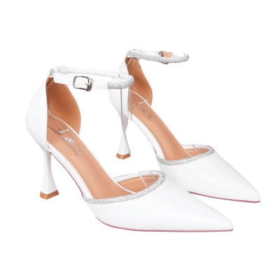 Туфли женские на лето GUOQISONG G&S искусственная кожа белые 143-3 Туфли женские на лето GUOQISONG G&S искусственная кожа белые 143-3